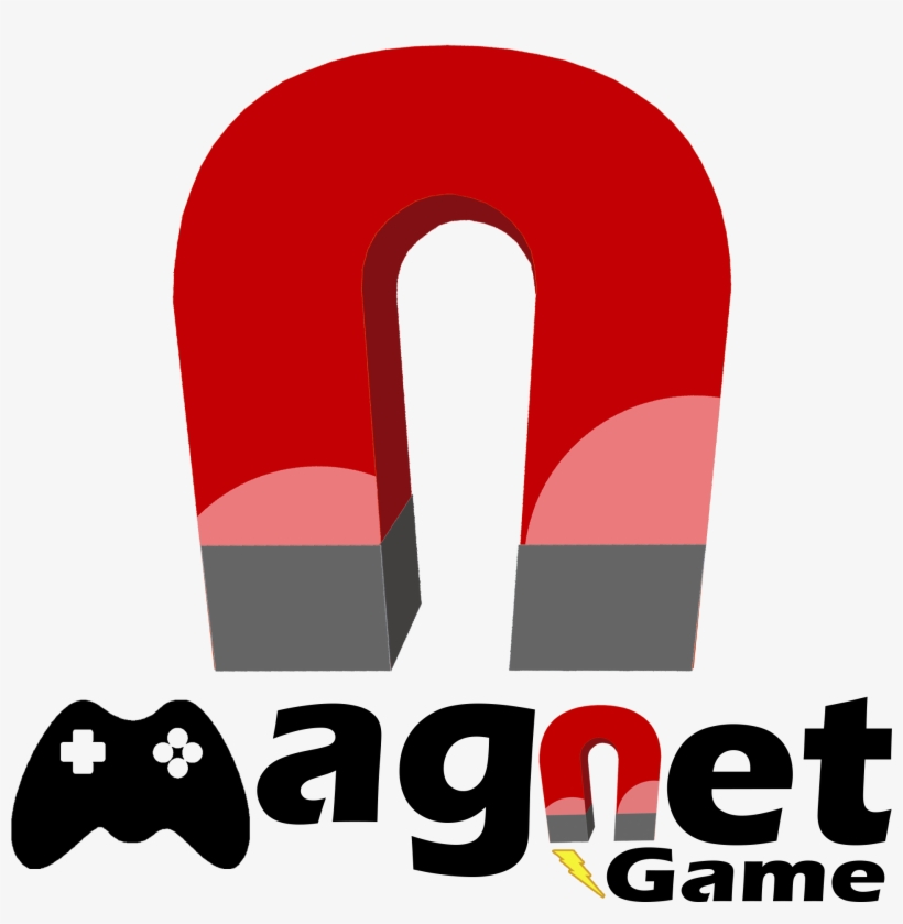 Vector Black And White Game Co Leading Publisher In - Game Magnet Png, transparent png