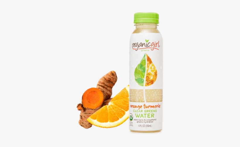 Organicgirl Orange Turmeric Clear Greens Water - Organic Girl, transparent png