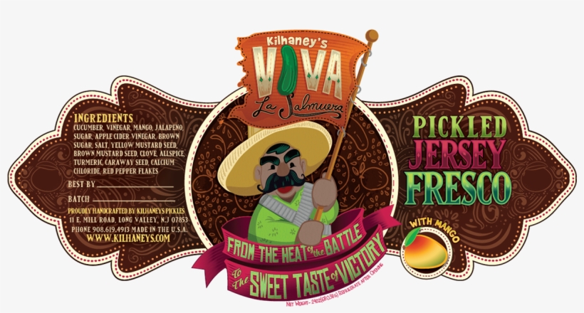 Pickles Clipart Turmeric - Pickle Label, transparent png