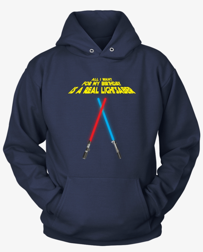 Working Lightsaber Birthday Wishes Hoodie - Dad - A Daughters First Love, transparent png
