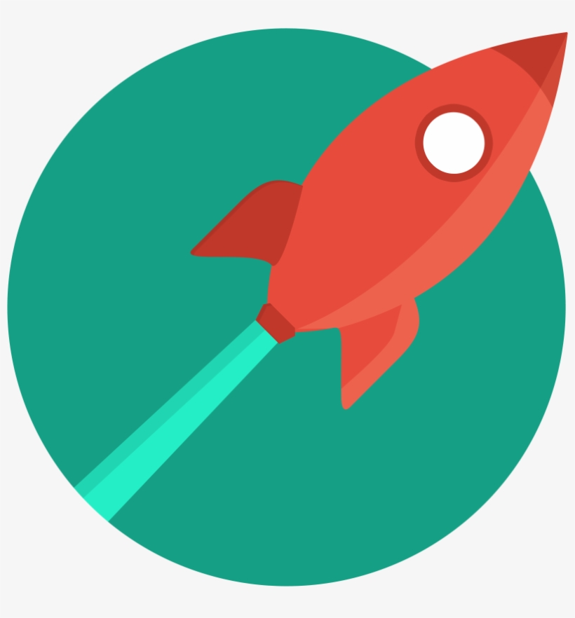 Rocket-big@2x - Go Flat Icon, transparent png