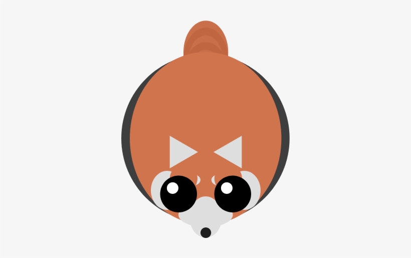 Artisticred Panda - Mope Io Red Panda, transparent png