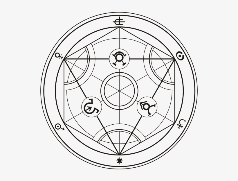 48, December 15, 2007 - Human Transmutation Circle, transparent png