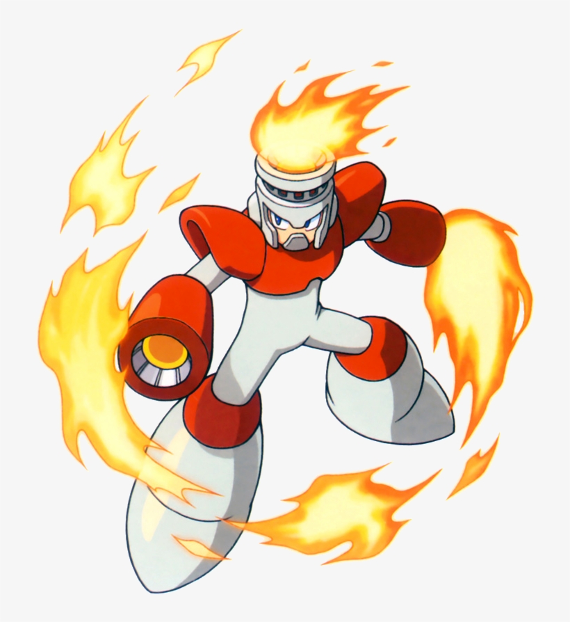 File - Fireman - Fireman Megaman, transparent png