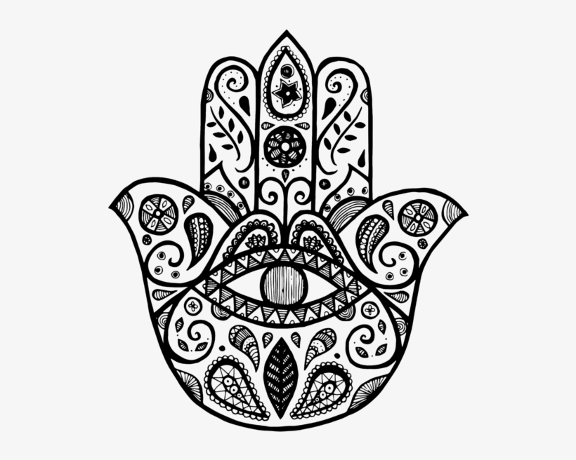 Bleed Area May Not Be Visible - Hamsa Hand, transparent png