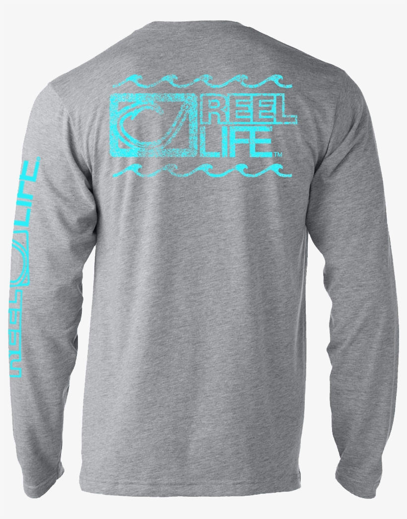 Men's Vintage Circle Hook Long Sleeve Fishing Shirt - Sleeve, transparent png