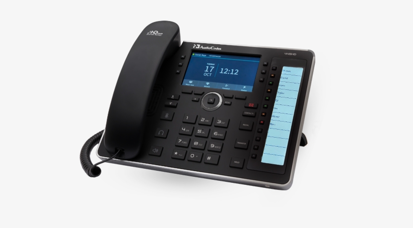 445hd Ip Phone H - Audiocodes 445hd Ip Phone, transparent png