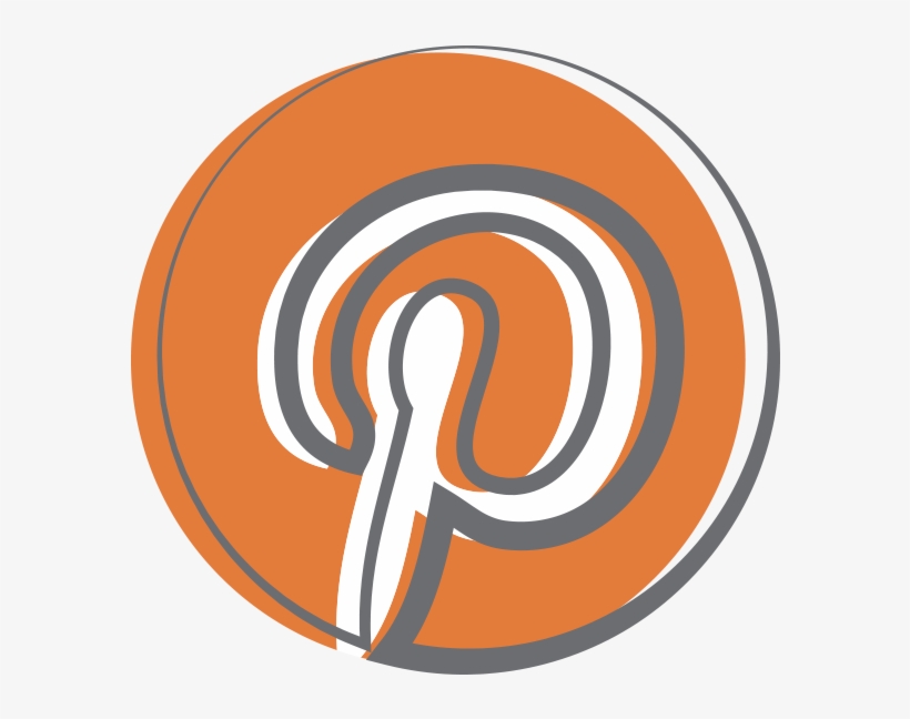 Retro Socialmedia Pinterest - Pinterest, transparent png