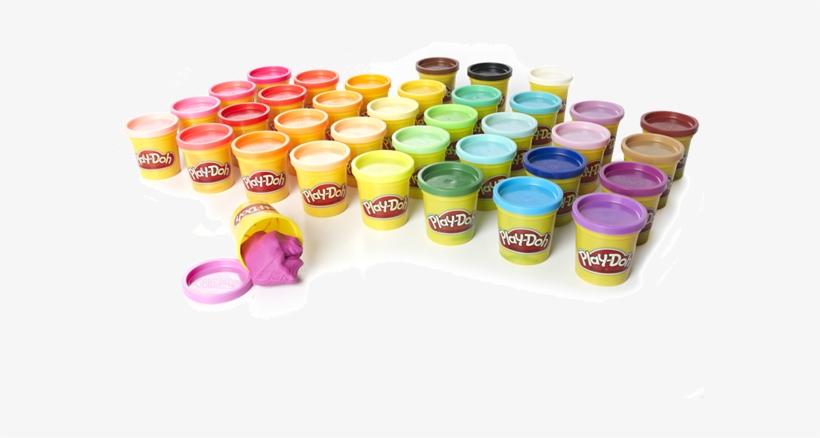 Wallpaper Cleaning Dough - All Play Doh Colours, transparent png