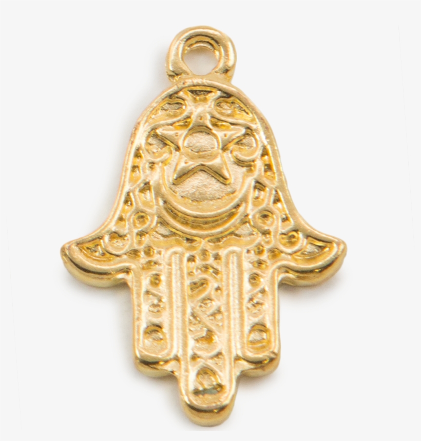 Gold Hamsa Charm, transparent png