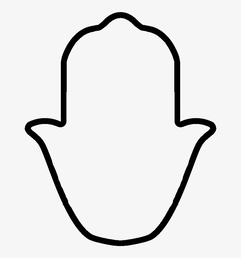 Hamsa Meaning And Pronunciation - Line Art, transparent png
