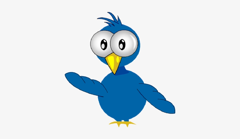 Blue Bird - Cartoon Blue Bird Png, transparent png
