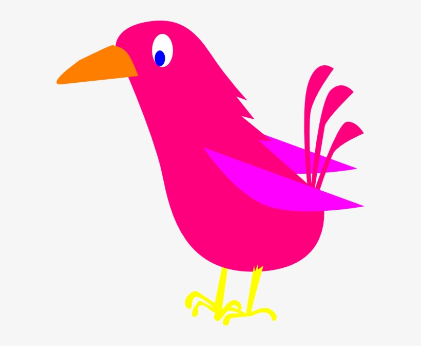 Pink Bird Png Clip Art, transparent png