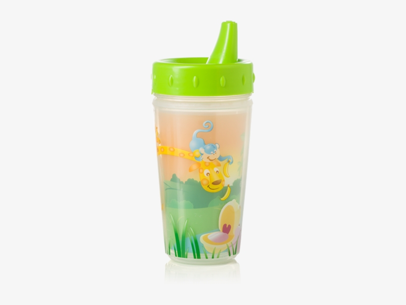 Zoo Friends Insulated Sippy Cup 1pk - Plastic Bottle, transparent png