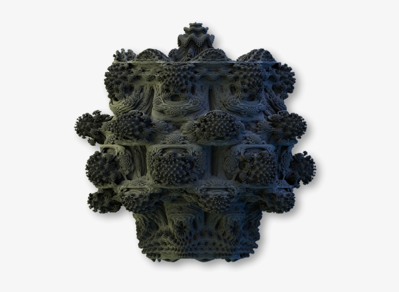 Mayan Casket Small - Mandelbrot Real, transparent png