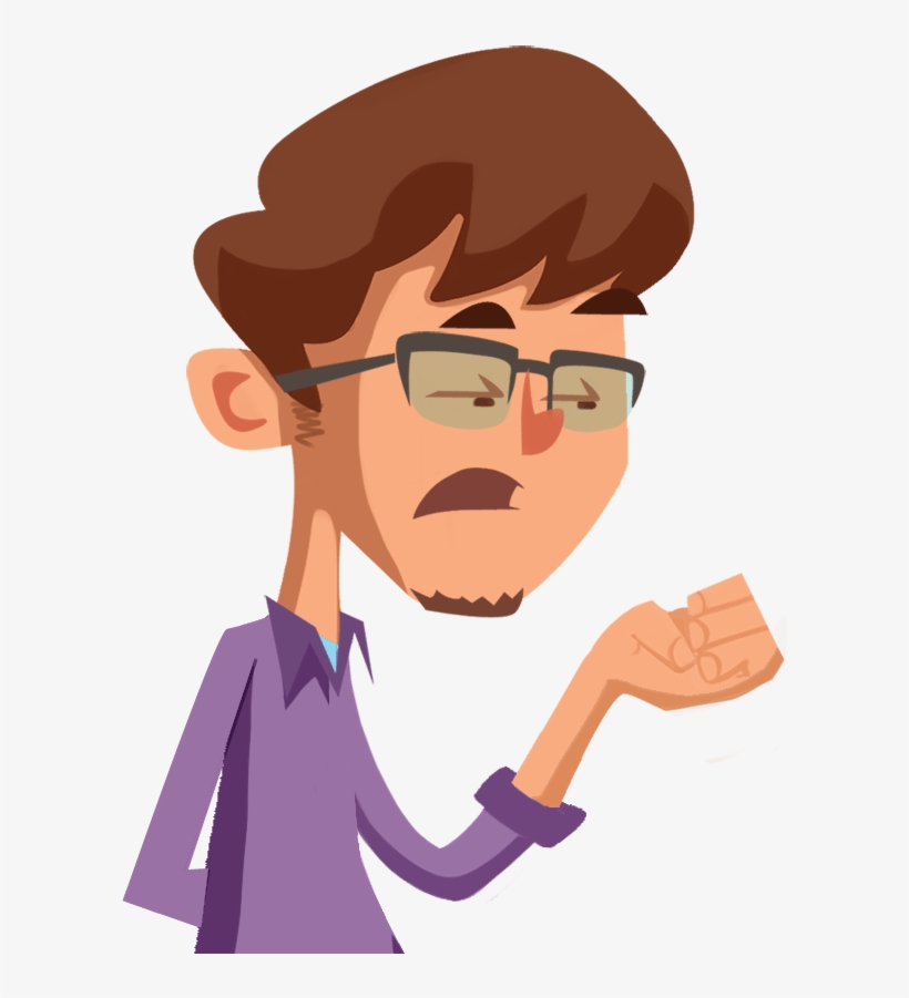 Bored - Cartoon, transparent png