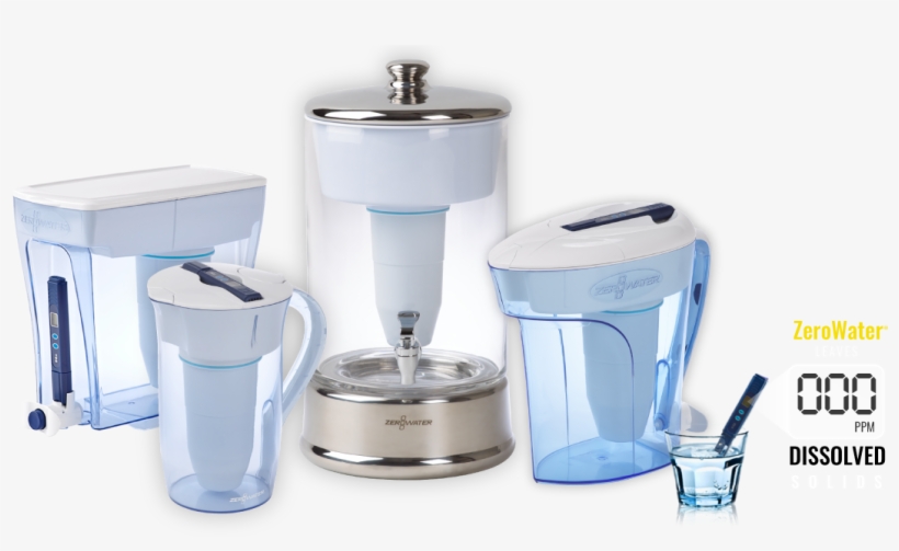 Only Zerowater® Leaves 000 Dissolved Solids For The - Filtration, transparent png