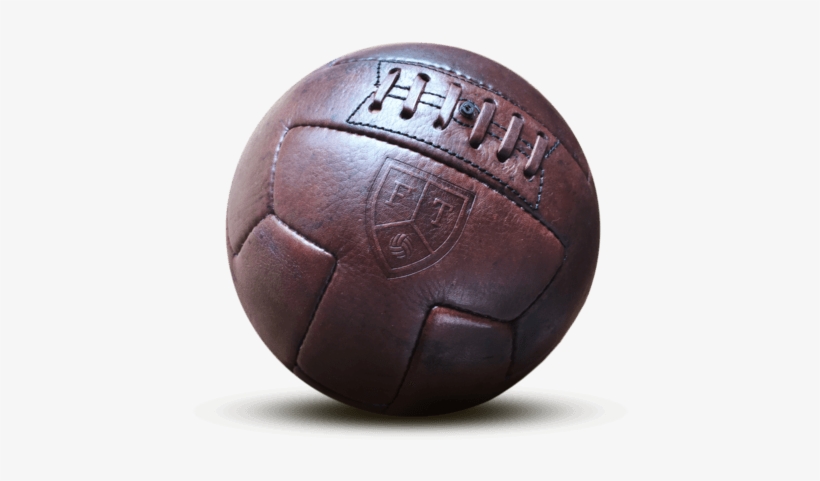 Leather Vintage Football Ball - Football, transparent png