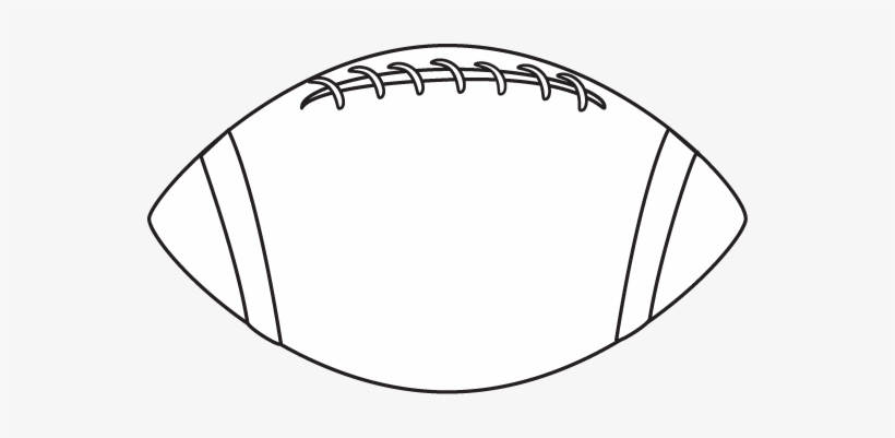 Black And White Football Clip Art Image - White Football Clip Art, transparent png