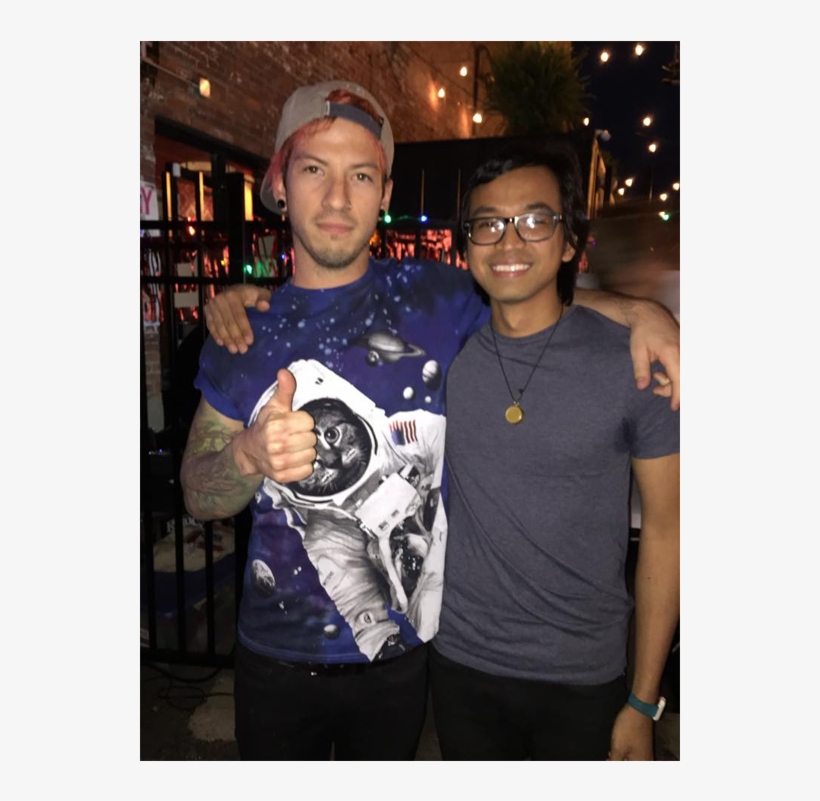 Me And Josh - Josh Dun With Fan, transparent png