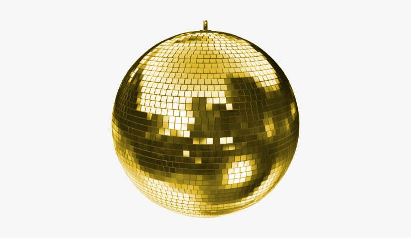 Globe Globo Dourado Gold @lucianoballack - Rainbow Disco Ball, transparent png