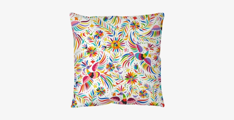 Mexican Embroidery Seamless Pattern - Mexican Pattern Background, transparent png