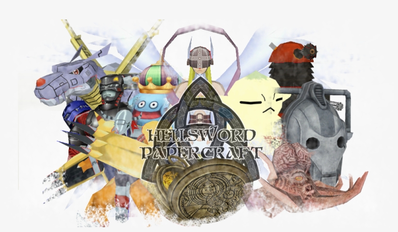 Hellsword Papercraft - Illustration, transparent png