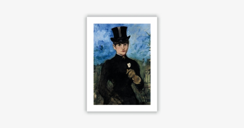 Horsewoman, Fullface - Edouard Manet Portrait Paintings, transparent png