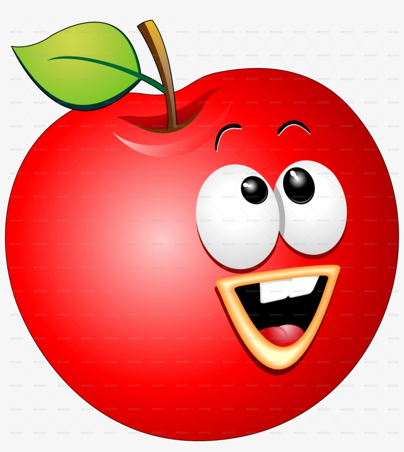 Cartoon - Apple Cartoon Images Png, transparent png