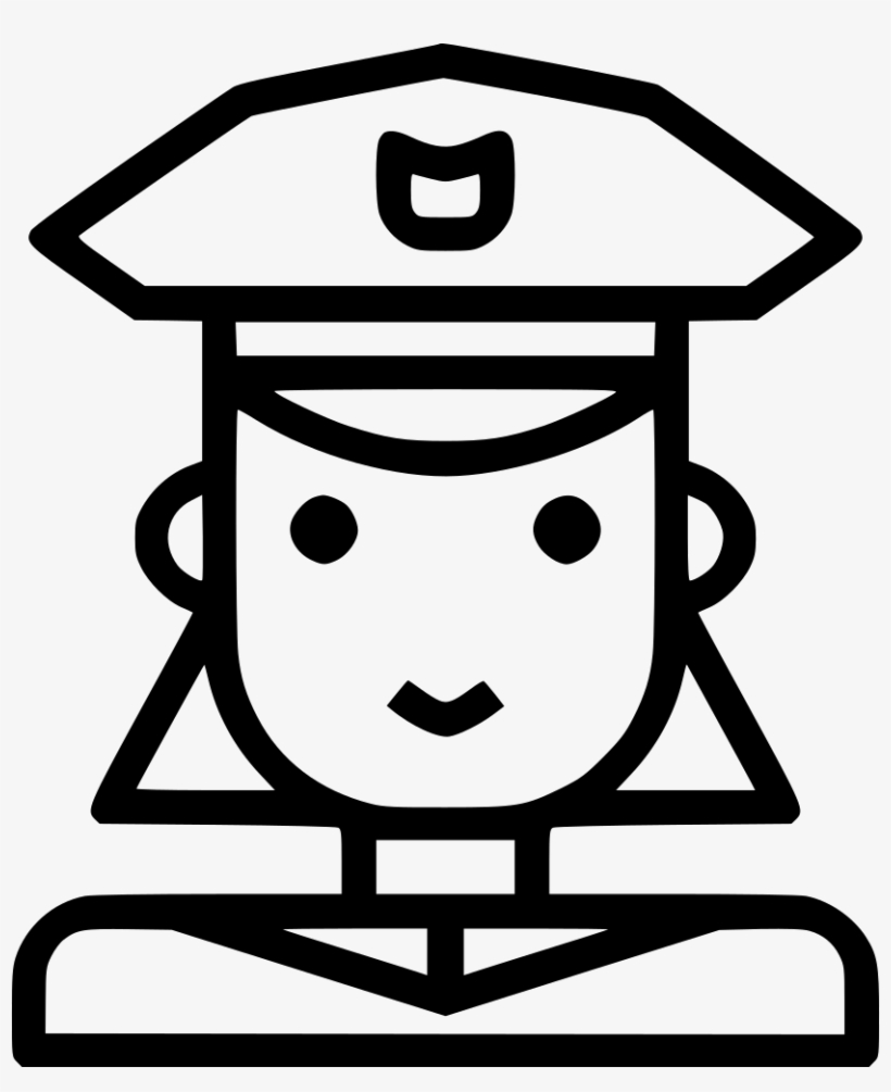 Police Officer Female Human - Icon, transparent png