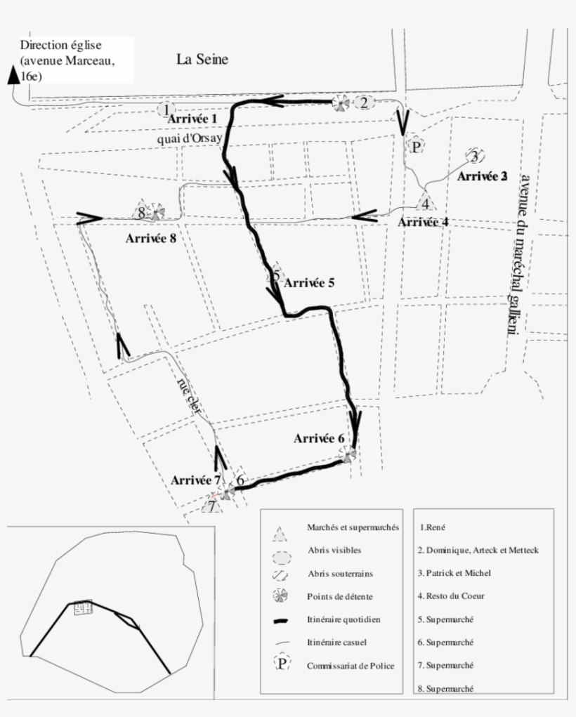 Parcours Quotidiens Du Groupe Installé Sur Le Port - Diagram, transparent png