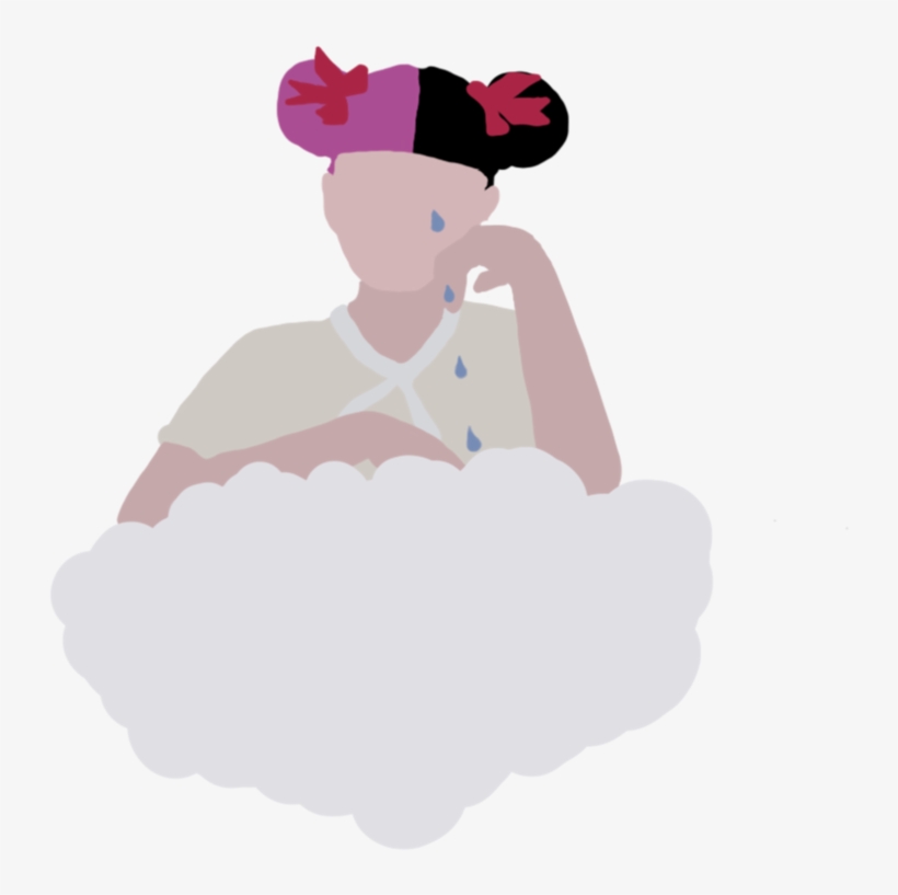 Crybaby Cloud By Grungevizi On Deviantart Png Free - Melanie Martinez Cry Baby Png, transparent png
