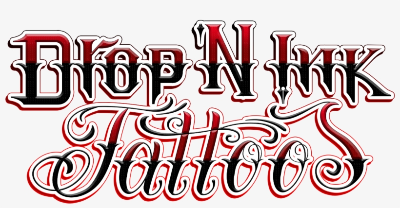 Drop N Ink Tattoos - Calligraphy, transparent png