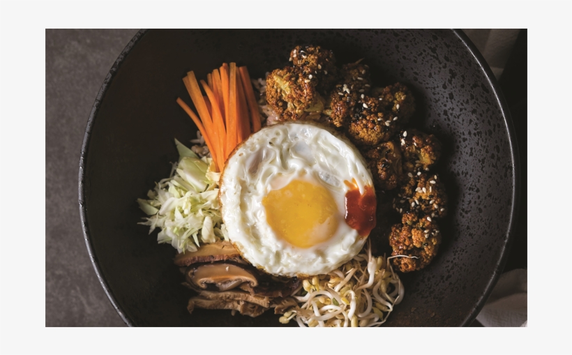 Agedashi Tofu And Mushroom Rice Bowl - Fried Egg, transparent png