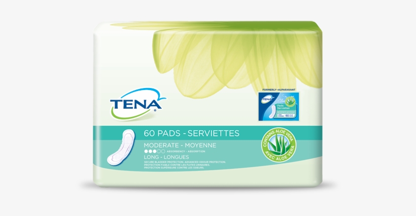 Tena® Pads Moderate With Aloe Vera Long - Tena Serenity Bladder Control Pads - 48900, transparent png