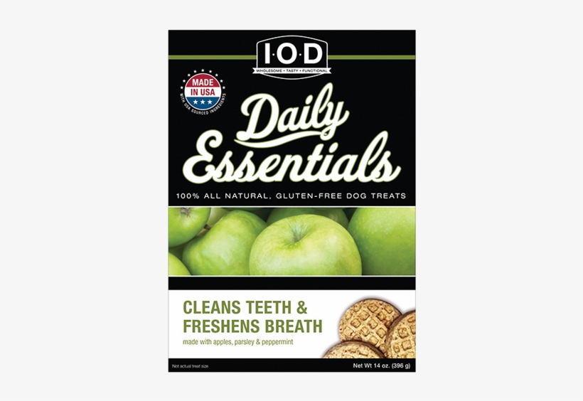 Cleans Teeth & Freshens Breath - Iod Daily Essentials Dog Treats, transparent png