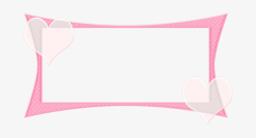 Sv/ps] Odd Shape Pink Hearts Border By Maiichu On Deviantart - Drawing, transparent png