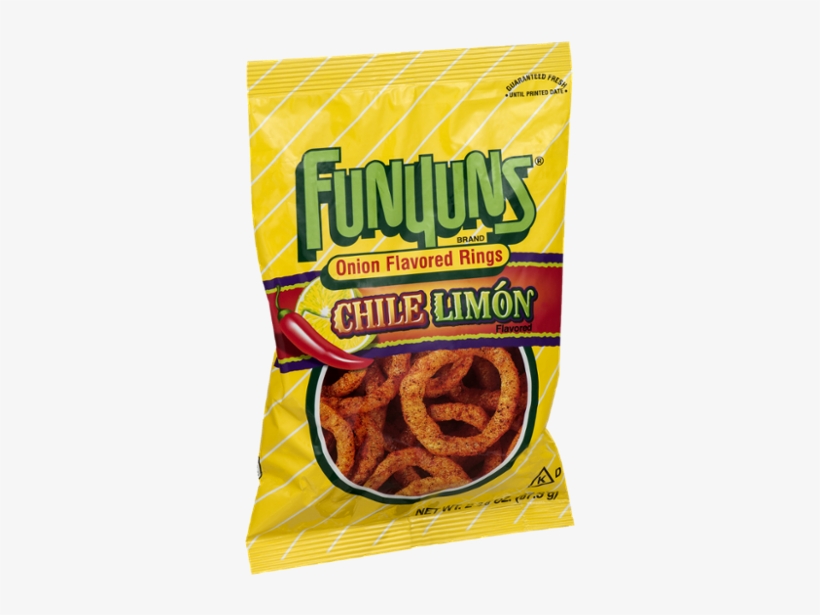 Funyuns Chile Limon Onion Flavored Rings 2.625 Oz., transparent png