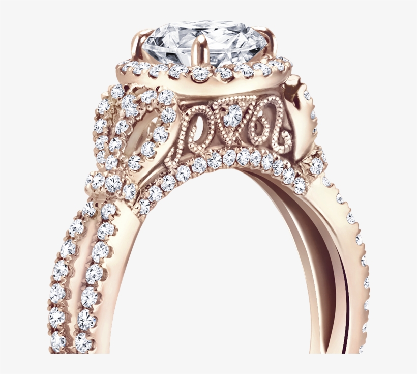 The Engagement Ring Of Your Heart's Desire - Engagement Ring Rose Gold Detail, transparent png