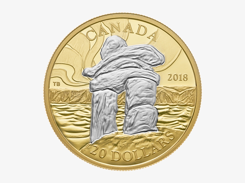 Reverse Gold-plated Pure Silver Coin - Canada 2018 Gold Coins, transparent png