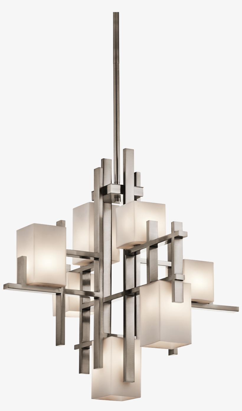 Loading Zoom - Kichler Lighting 42940clp City Lights 7-light Chandelier, transparent png