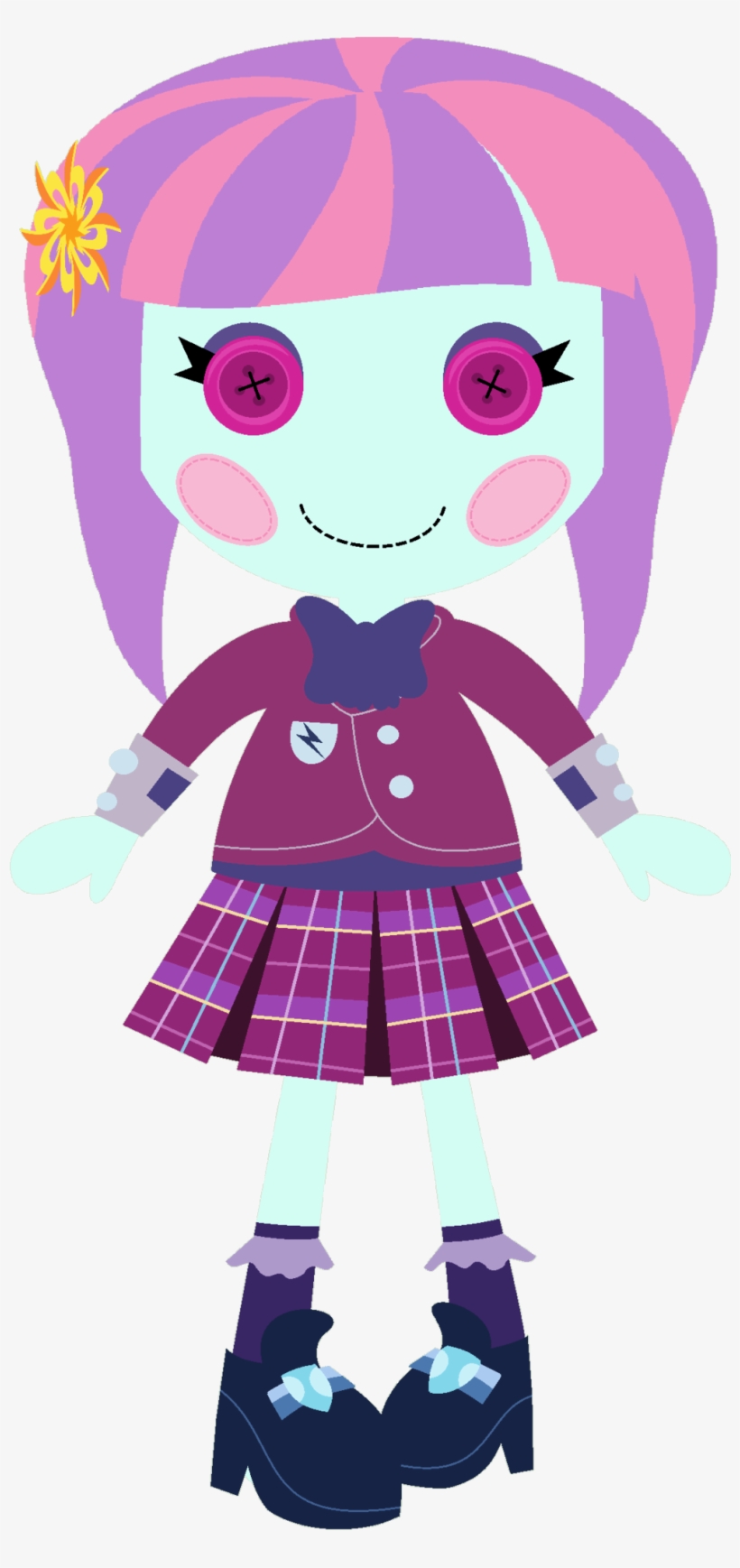 Lalaloopsy, Safe, Simple Background, Solo, Sunny Flare, - Cute Doll Lalaloopsy Png Clipart, transparent png