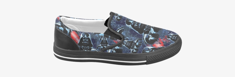 Darth Vader Mask On Dark Paint Stains Women's Unusual - Shoe, transparent png