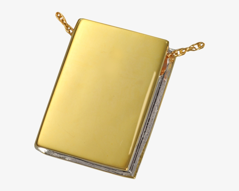 The Book Cremation Pendant - Gold-plated Book Cremation Jewelry: The Sequel, transparent png