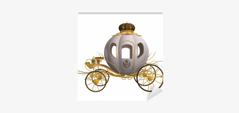 Cinderella's Carriage In White Background, transparent png