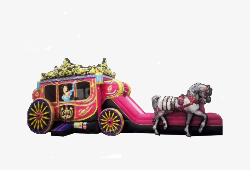 Princess Carriage With Horses - Horse, transparent png