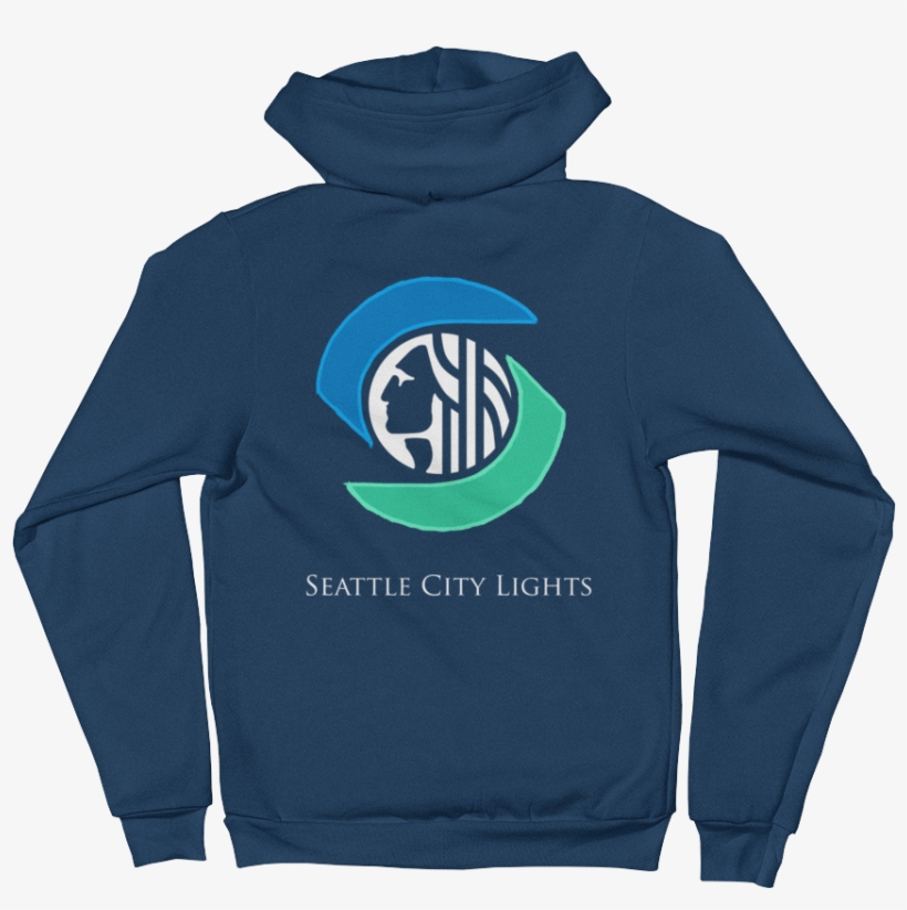 Sealth City Lights Nwa Zip-up Hoodie - Hoodie, transparent png