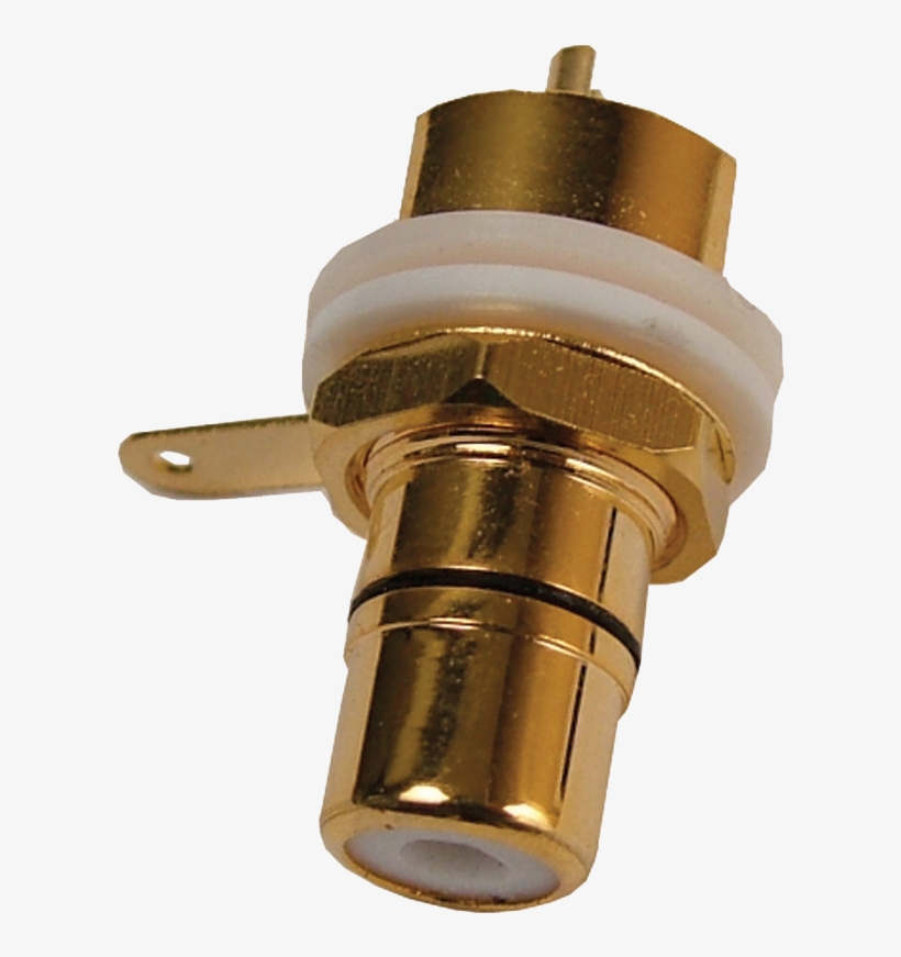 Chassis Mount, Rear Mount, Gold Plated - Rca Jack - Chassis Mount, Rear Mount, Gold Plated -, transparent png