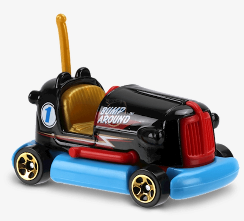 Bump Around In Black, Hw Fun Park, Car Collector Hot - Hot Wheels, transparent png