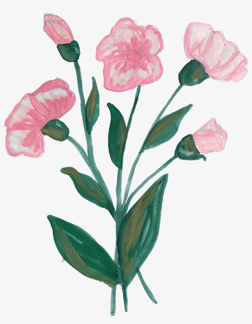 Flower Transparent Painted - Flower, transparent png